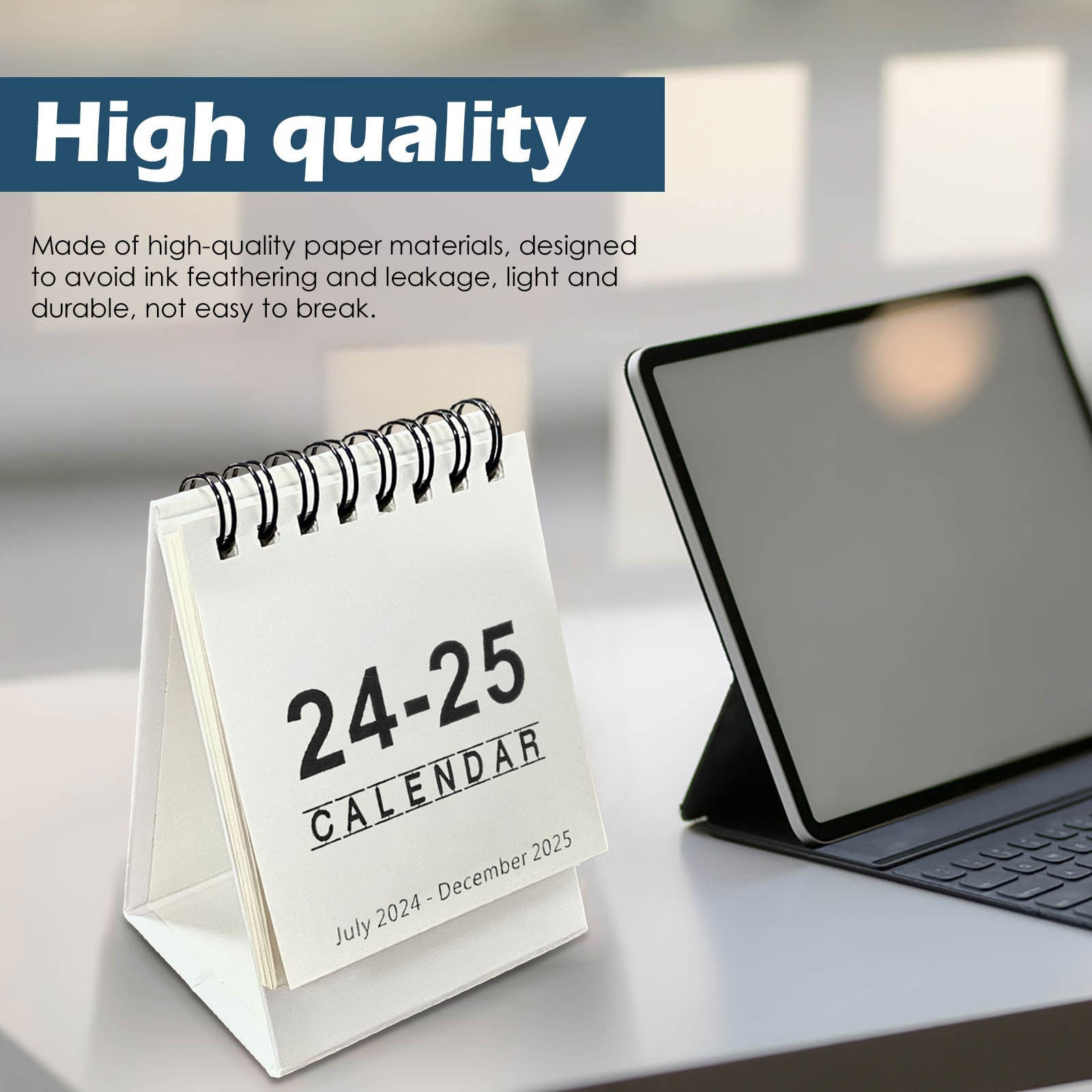 DBYLXMN 17x22 Desk Calendar -2022 Mini Desk Calendar 2024 2025 For 