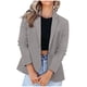 thumbnail image 2 of Puntoco Chaqueta Casual para Mujer Traje Manga Larga Frente Abierto con Bolsillos con Botones para Oficina de Negocios Puntoco Puntoco-1, 2 of 6