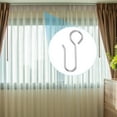 thumbnail image 5 of 28Pcs Curtain Track Hooks S-Shaped Metal Drapery Hook Pins, Silver, 5 of 6