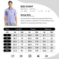 thumbnail image 7 of Pro X Gear Men's Premium Golf Polo – Silky Tech Nylon, Cooling, UV-Resistant, Quick-Dry Athletic Shirt for Golf, Tennis, and Casual Wear Lavender X-Large, 7 of 7