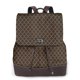 thumbnail image 1 of Fotbe Brown Moroccan Trellis Mochila Bolso con Estampado para Mujer, Mochila Antirrobo de Nylon Impermeable, Bolsa Ligera de Hombro, 1 of 4