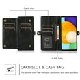 thumbnail image 3 of ELEHOLD Luxury Multi-Functional Wallet Case for Samsung Galaxy A53 5G with Card Slots Dual-Use Detachable Phone Case Magnetic Function Lanyard Shockproof Leather Case,Black, 3 of 7