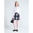thumbnail image 2 of Free Assembly Women's and Women's Plus Button Front Cotton Shirt with Long Sleeves, Sizes XS-4X, 2 of 5