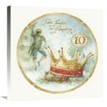 thumbnail image 1 of Global Gallery's '12 Days of Christmas X Round' By Lisa Audit Stretched Canvas Wall Art, 1 of 4