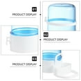 ITSELFER 3pcs Practical Pet Bird Drinking Feeder Simple Bird Automatic