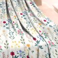 thumbnail image 3 of Pioneer Flower Floral Print Pattern Blanket,Comfortable Soft Flannel Throw Blanket,All Season,Warm Lightweight Blankets for Sofa Bed Couch Living Room Chair,40"x50", 3 of 4