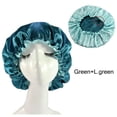 thumbnail image 5 of 1 Sleeping Cap Bradem Clear Out Deal, Double Layer Double Satin Sleep Cap Adjustable Drawstring Silk Satin Protective Sleep Cap Turban Hair Cap Large, Black2 Hair Care, One Size, 5 of 5