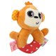 thumbnail image 2 of Campana de mano infantil, juguete de peluche, consolador tranquilizador para bebé, campana, juguetes educativos para niños pequeños, mono, 2 of 5