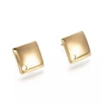thumbnail image 2 of U8MO 100 pcs Rhombus Golden 304 Stainless Steel Stud Earring Findings 13.5x13.5x2mm, 2 of 2