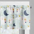 thumbnail image 3 of Ambesonne Cartoon Window Valance, Unicorns Moon Stars Spots, 54" X 18", Multicolor, 3 of 5