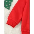 thumbnail image 6 of Suealasg Toddler Baby Boy Girl 2Pcs Christmas Outfits Long Sleeve Letters Print Sweatshirt + Sweatpants Set 6M 1T 2T 3T 4T Kids Boys Girls Fall Pants Sets Clothes, 6 of 8