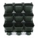 thumbnail image 5 of Plantador De Jardín Vertical, Maceta De Pared Autogestionada Con 9 Bolsillos Apilables Soportes De Macetas De Plástico Para Decoración De Balcón Al Aire Libre En Interiores, 5 of 7