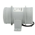 thumbnail image 4 of 3 Inch Ventilation Fan Blower High Efficiency Stable Performance Plastic Inline Air Blower for Yacht RV DC12V, 4 of 12