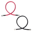 thumbnail image 3 of LotFancy 4-AWG Battery Cables 5/16 in Lugs, 24in Power Inverter Cables, 3 of 8
