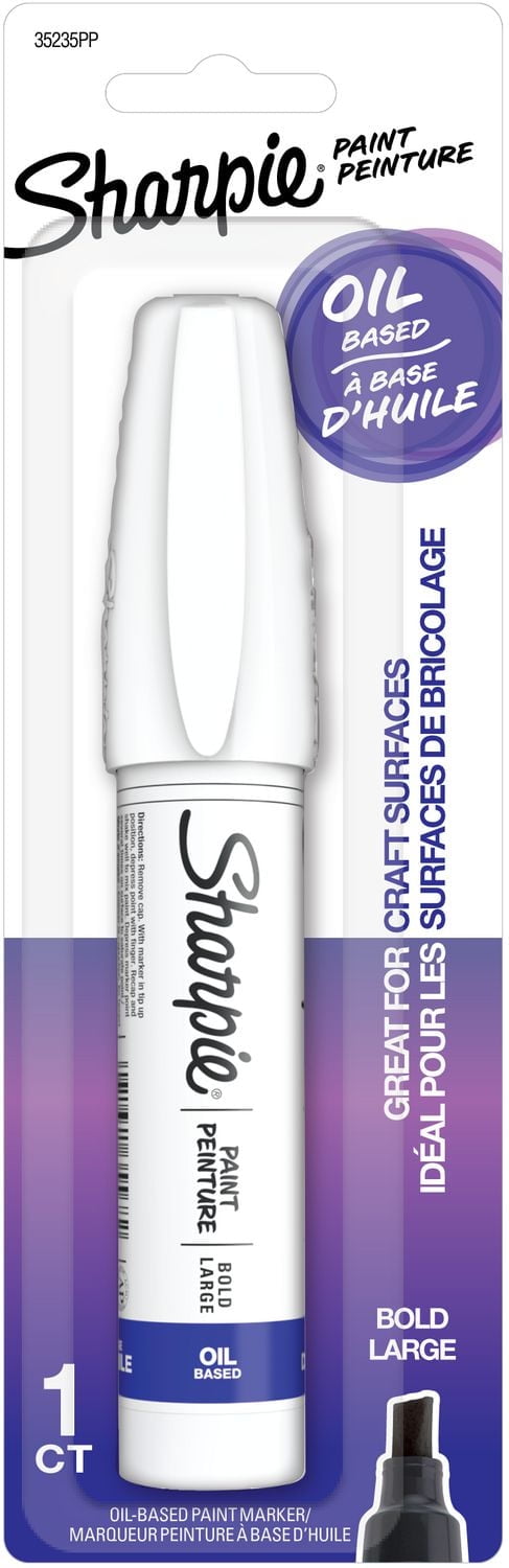 Sharpie Oil-Based Paint Marker, Bold Point, White