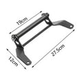 thumbnail image 4 of Miulika Support de Téléphone Mobile pour Moto en Aluminium CNC Support de Navigation Réglable Noir, 4 of 9