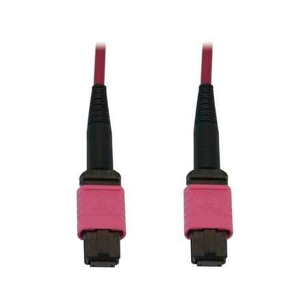 UPC: 0037332272249 | Tripp Lite Multimode Fiber Patch Cable 50/125 OM4 MPO to MPO (F/F) 12 Fiber Magenta LSZH Jacket 2 Meters / 6.6 Feet (N845B-02M-12-MG)