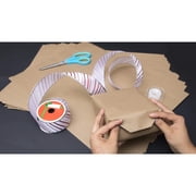 Crown Display Brown Packing Paper for Moving 15 x 15 Kraft Paper Ream - 480 Sheets (Total of 750 Square ft.)