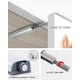 thumbnail image 2 of (Metal, paquete de 10) Pestillos de empuje magnéticos para gabinetes Jiayi Push to Open Gabinete Hardware Push Touch Pestillo Cocina Puerta Push Release Pestillo, 2 of 5