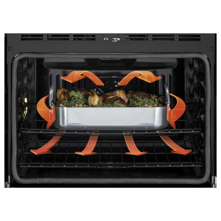 GE Profile - 30" Built-In Double Electric Convection Wall Oven with Built-In Microwave - Slate