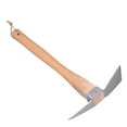 thumbnail image 4 of Garden Hoe, Small Volume Wood Material Simple Practical Pick Axe  For Pot Culture For Courtyard For Gardening, 4 of 8