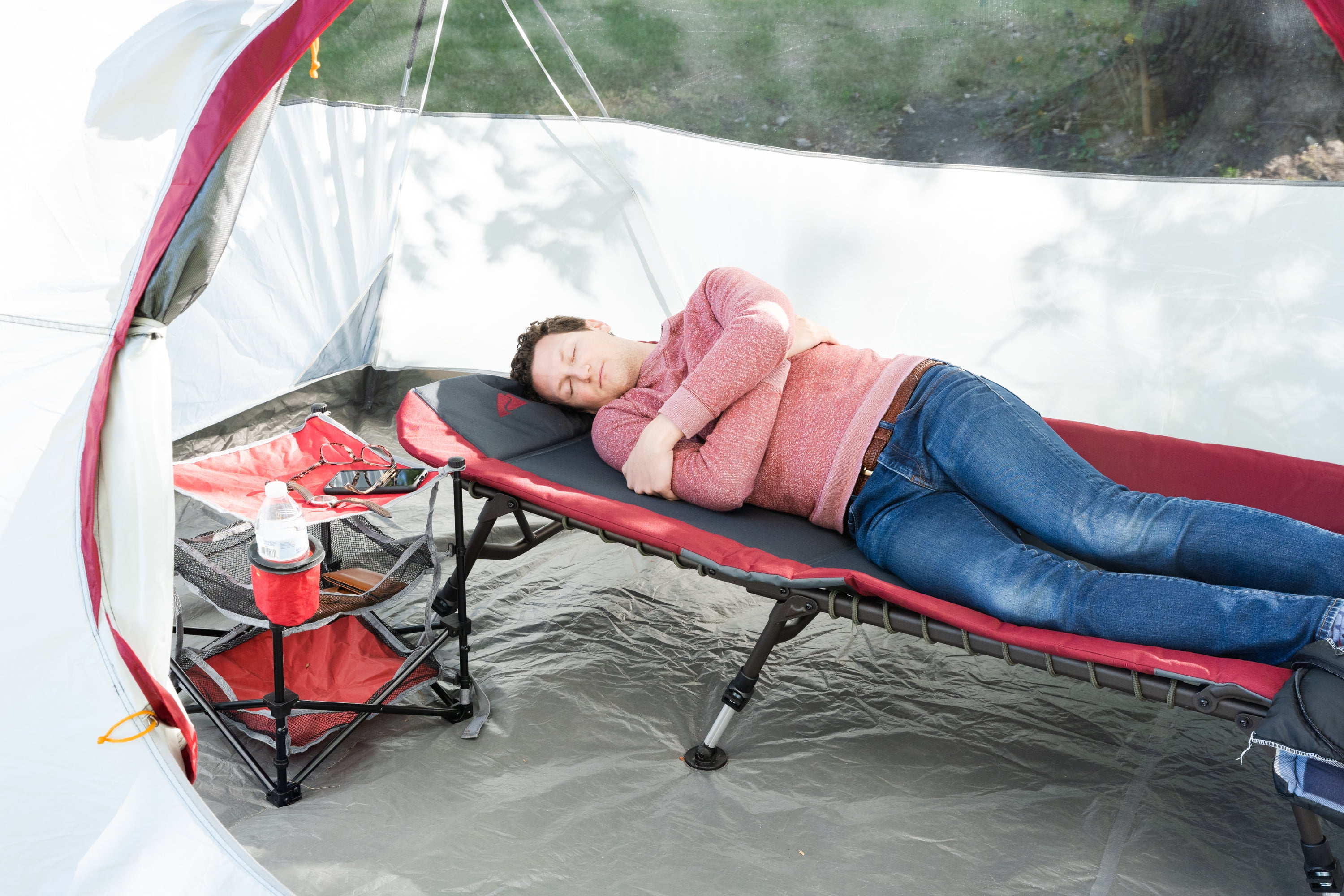 Camping sleeping no comfortable