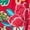 Red, variant on Adrianna Papell womens Bishop Sleeve Tropical Floral Mini Dress, 2, Red