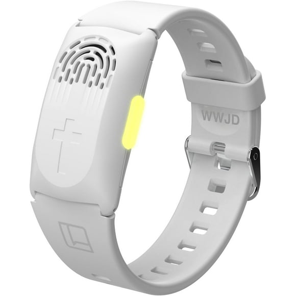 Pulsera portátil con audio LIAISE WWJD Audio Bible White