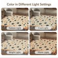 thumbnail image 7 of ODIKA 8'x10' Washable Area Rug Non-Slip Chair-Friendly Mat Print Paws Boho Scattered Bones Spotted Details Alfombra Para for Dining Room, Large Office, Lounge, 7 of 7