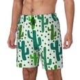 thumbnail image 1 of Balery Cactus 1 Bañador para hombre, shorts de playa de secado rápido con entrepierna y forro de compresión-Large, 1 of 6