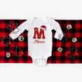 thumbnail image 4 of Body de bebé personalizado con inicial y nombre, ropa para fiesta de Navidad, ropa para recién nacidos, ropa para niños pequeños, regalos, 4 of 5