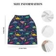 thumbnail image 6 of Haiem Dinosaur Flowers Baby Nursing Cover & Nursing Poncho - Multi Use Cover for Baby Car Seat Canopy, Stroller Cover, 360°Full Privacy Breastfeeding Coverage, 6 of 9