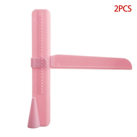 

2 Pieces Pink Plastic Adjustable Fondant Cake Scraper Icing Piping Cream Spatula Edges Smoother Baking Tool