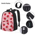 thumbnail image 3 of Fotbe Strawberry Set Escolar 3 en 1 para Niños - Mochila Duradera con Lonchera Aislante y Estuche para Lápices - Mochila Escolar para Niños y Niñas, 3 of 7