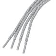 thumbnail image 4 of INSPIRE CHIC 2 Pairs Athletic Unisex Elastic Reflective Round Shoelaces for Sneakers Light Gray 120 cm/47.2", 4 of 5