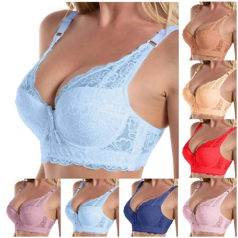 TQWQT Womens Push-Up Padded T-Shirt Bra with Full Coverage Underwear Bras  Push Up Plunge Bra Complexion 38C