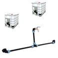 thumbnail image 4 of IBC Adapter, Fitting Water Container Gooseneck Connector Outlet  For Garden For Filling Watering Can 2 Barrels In Series,1 Barrel Lift,2 Barrels In Series Lift, 4 of 8
