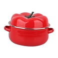 thumbnail image 3 of Olla para tomates, calentador de alimentos, olla caliente de 1,6 L, olla para guisar, olla para sopa reutilizable, vaporera para cocinar arroz para al, 3 of 8
