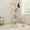 Beige, variant on Pefilos 70" Tall Cat Tree Tower with Hammock, 5 Scratching Posts, 2 Condos and a Large Top Perches for Large Cats, Pink