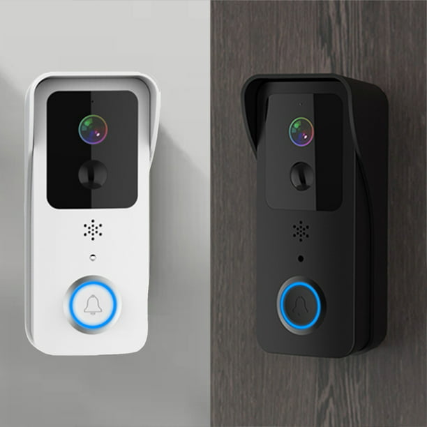 hoksml Electronics Smart Doorbell,Smart Wireless Remote Video Doorbell  Intelligent Visual Doorbell,PIR Motion Detection,Home Intercom HD Night  Vision Wifi Security Door Doorbell Clearance 