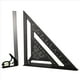thumbnail image 2 of Escuadra de de 12 Pulgadas y Escuadra Triangular Combinada, Escuadra de Carpintero, Escuadra de para Carpintería, Diseño de Transportador de Regla, 2 of 8
