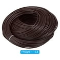 thumbnail image 3 of Unique Bargains Wicker Repair Kit, Round Synthetic Rattan Material Repair DIY Set, Coffee Color, 3 of 5