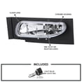 thumbnail image 3 of Spec-D Tuning Clear Bumper Driving Fog Lights + Bulbs + Switch Compatible with 1994-1998 Ford Mustang L+R Pair Assembly, 3 of 7