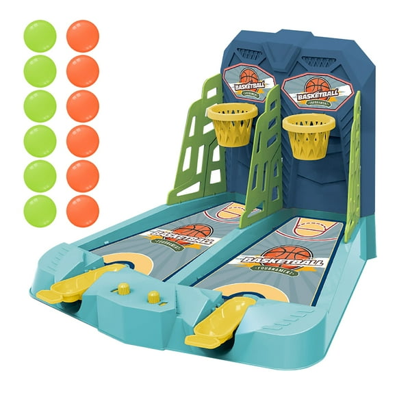 Hxlamzoo Jouets pour Enfants Jeux de Table Mini Terrain de Basketball Batailles pour Deux Joueurs Éjection de Doigts Machines de Basketball Compétitives Jeux de Casse-Tête Jouets Jouets en Liquidation