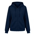 thumbnail image 6 of HappyYEE Women’s Waffle Zip up Hoodies, Drawstring Hooded Zipper Sweatshirt, Fall Loose Long Sleeve Knit Cardigan Jackets, 6 of 8