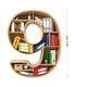 thumbnail image 3 of Adornos navideños, adornos navideños, regalos navideños, adorno colgante para amantes de los libros, adorno de biblioteca, formas digitales, decoración para ratones de biblioteca, adorno acrílico, reg, 3 of 4