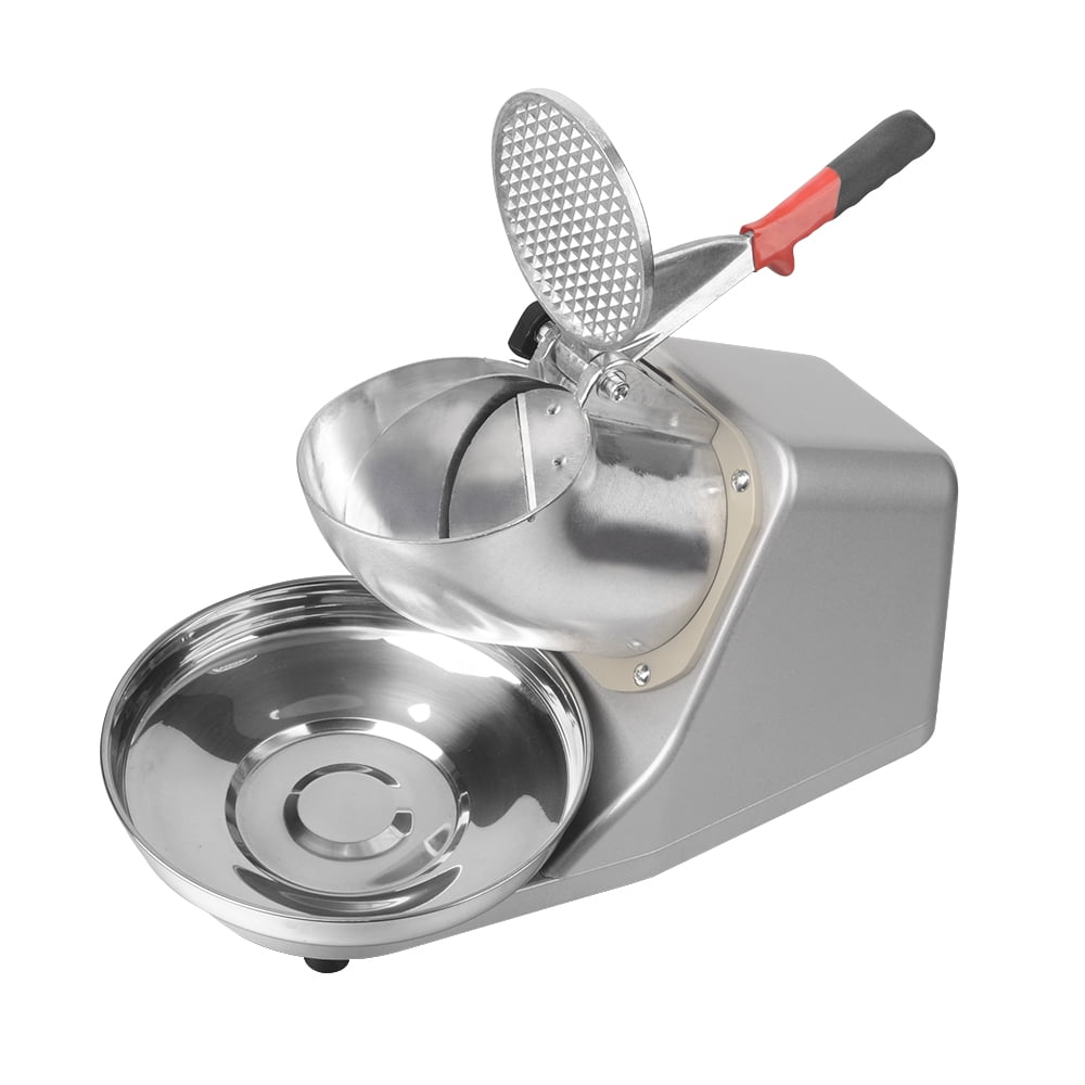 Kepooman 120V 300W Ice Crusher, Removable Dual Blades Electric Ice Crusher, Electric Household Ice Crusher Machine
