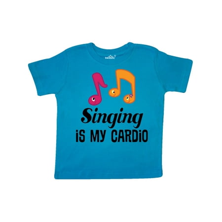 

Inktastic Singing is my Cardio Choir Music Gift Toddler Toddler Girl T-Shirt