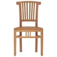 thumbnail image 5 of vidaXL Patio Dining Set Outdoor Table and Chair Furniture Solid Wood Teak, 5 of 11