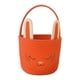 thumbnail image 1 of Cesta de conejito de Pascua Cesta de huevos de Pascua vacía para regalos de fiesta infantiles Naranja, 1 of 9